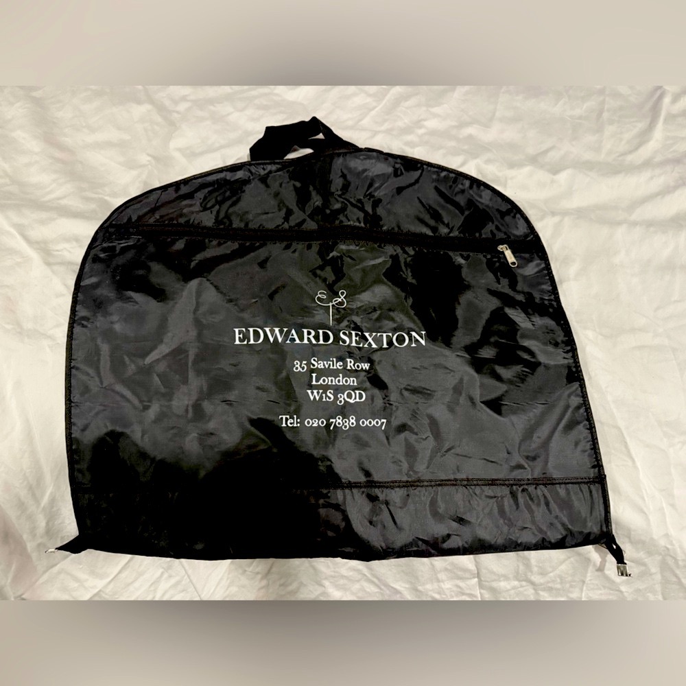 Black Edward Sexton Garment Bag